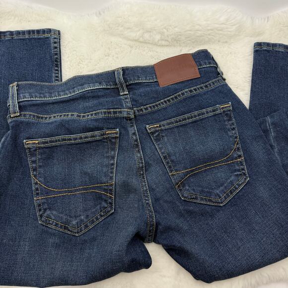 Hollister Jeans Mens 26x30 Blue Skinny Epic Flex Dark Wash Denim - Picture 2 of 6